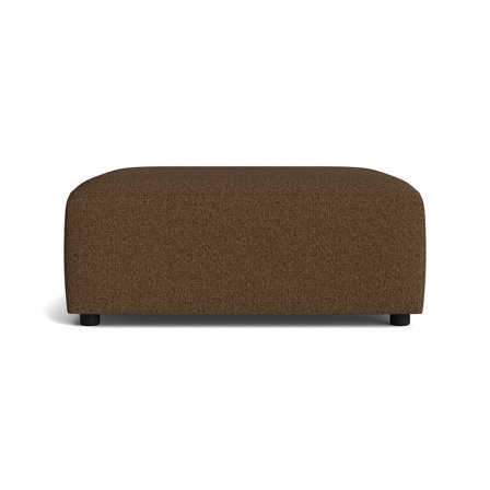 Como Pouf Hocker Montreal Braun 42cm, elegantes Design passend zur Como-Serie, moderner Polsterhocker für Wohnzimmer, stilvolle Ergänzung.
