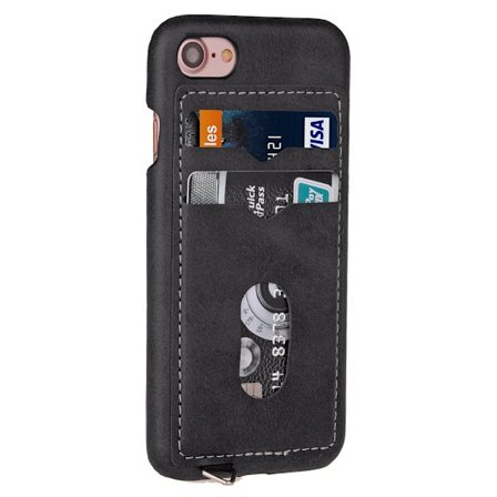 iPhone 8 - Skal med Korthållare (LEMAN)