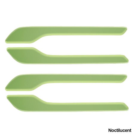 4 kpl Auton Luminoidut Ovikahvan Suojakalvo Tarra Kahva Sarja Auto Styling Tarvikkeet Tesla Model 3 Model Y 2022