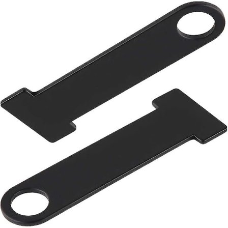 Hjelm Lås Forlængelse Til Motorcykel, Motorcykel Åben/fuld Ansigt Hjelm Lås Hurtig Udløsning Spænde Fastgørelse (2stk, sort) Yu