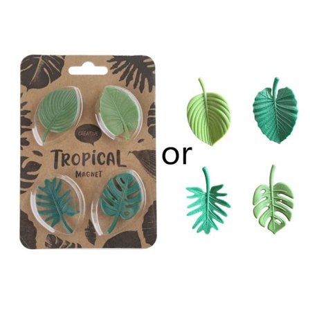 Køleskabsmagneter med blade, søde mini-køleskabsmagneter til magnetiske tavler