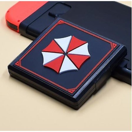 Resident Evil Umbrella Corporation Mark Nintendo Switch Oled Game Card Storage Box Ns Cassette Box