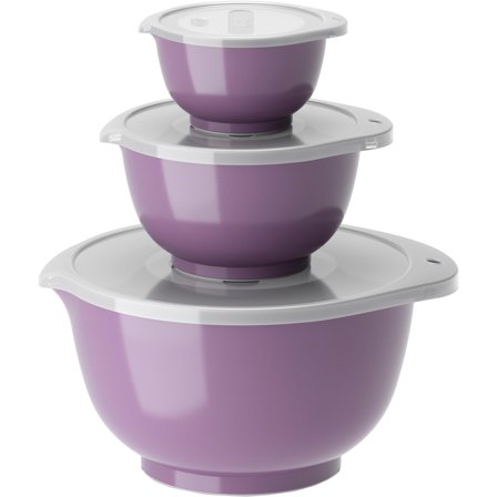 Rosti NEW Margrethe sæt med skåle 0,25 + 0,75 + 3 liter, lavendel - Lavender | KitchenOne