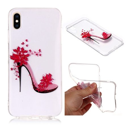 iPhone Xs Max etui med mønsterprint - Højhælede Sko