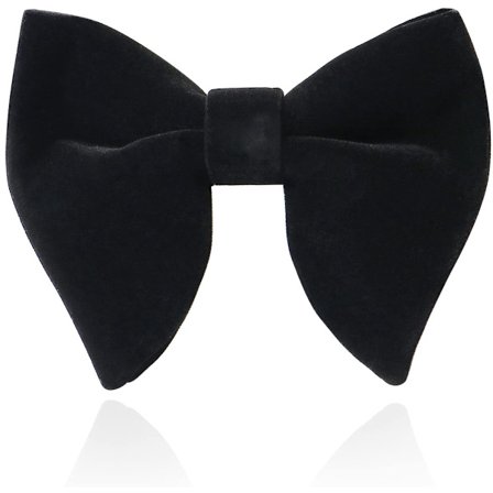 Velour butterfly til mænd, justerbar færdigbundet butterfly, almindelig stor butterfly egnet til brudgomme, bryllupper og formelle lejligheder