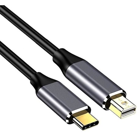 1,8 m Type-C til Mini DP Thunderbolt 3 Kabel Mini Displayport 4K/60Hz HD Videokabel til TV Skærm Pro