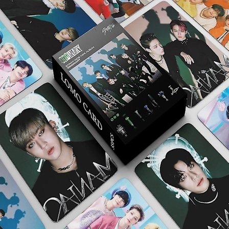 Lanbena 55 stk/kpop Street Kids Lomo Kort Nytt Album It's Not Easy Phoenix Hyunjin Bang Chan Fotokort Fan Gave Street Kids Kort