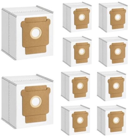 Säck för dammsugare till iRobot Roomba Plus 505 Combo/Plus 405 Combo/Max 705 Combo/Max 705 Vac/105 Combo [Förpackning 10] Phonillico