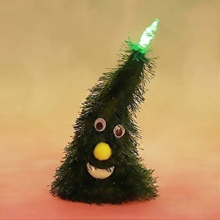 Elektrisk juletræshat med svingende musik, dansende julemandshat, legetøjspynt, julehatte, lysende elektrisk legetøj, julefesthovedbeklædning til 
