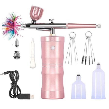 Beauty Air Brush Airbrush Gun PINK