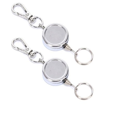 2-PAK Utvidbar Nøkkelholder i metall