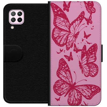 Kompatibelt Plånboksfodral till Huawei Huawei P40 lite Vingade Skönheter