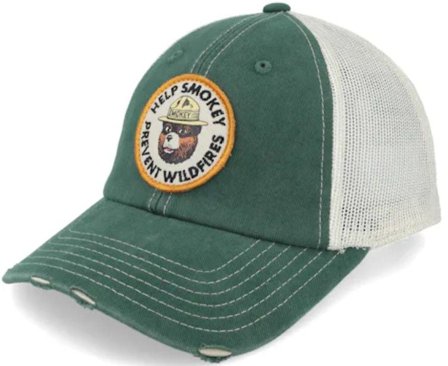 American Needle Smokey Bear Orville Stone/Green