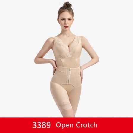 Korsett Slimming Shapewear Dam Spets Body Öppen byst Waist Trainer Cincher Magkontroll Fajas Colombianas Body Shaper Type 3389(.139) M(.139)