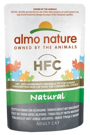 Almo Nature HFC Natural Cibo Umido Tonno E Acciughe Per Gatti
