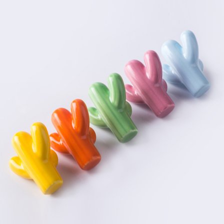 5 stk kaktus keramiske knotter keramiske skap knotter skuffetrekk Ani