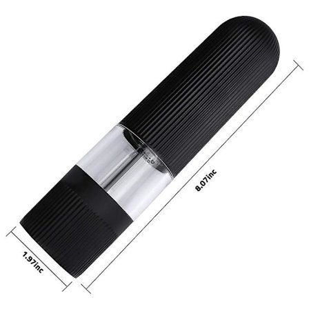 Elektrisk Kryddkvarn Med Lätt Justerbar Finhet Salt Och Peppar