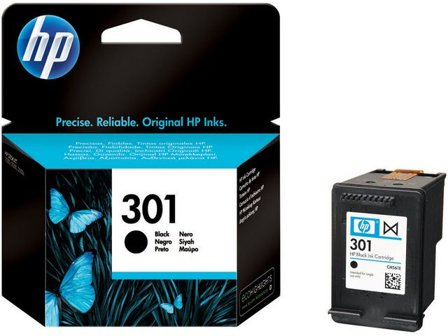 HP Bläckpatron, 301, CH561EE, svart, singelförpackning - Lyreco - Toner och bläck - Bläckpatroner - Bläckpatroner HP