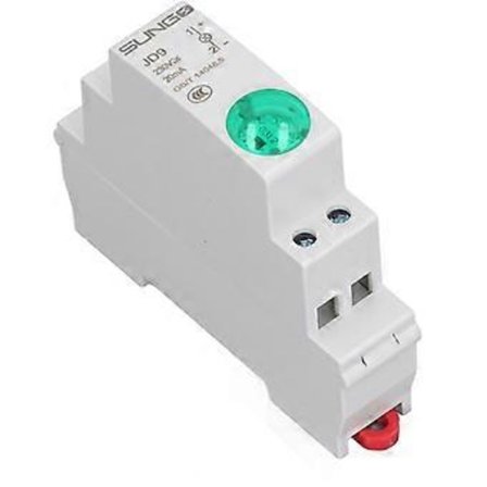 DIN-kisko LED-merkkivalo Piirisignaalin ilmaisin Kiskotyyppinen LED-merkkivalo jakorasialle AC DC 230V