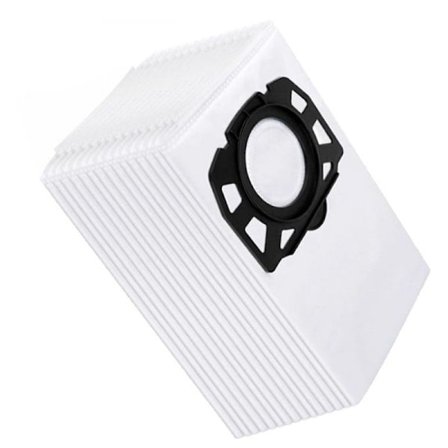 15 kappaleen pölypussisarja Kärcher 2.863-006.0 fleece-suodatinpussit 487 WD4 WD5 WD6 WD5P WD6P Premium MV4 MV5 MV6 märkä- ja kuivaimureille