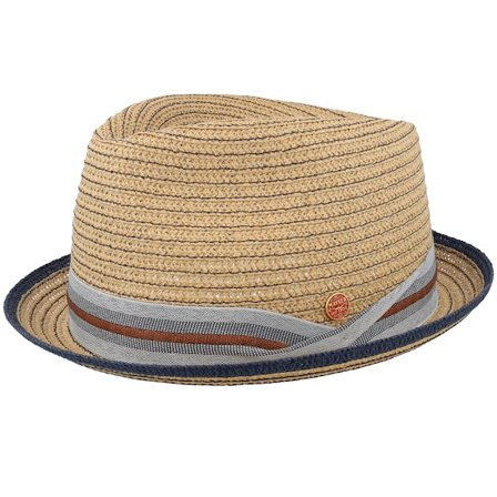Mayser - Samu Paperbraid Brown Straw Hat Straw Beige Hat - @ Hatstore