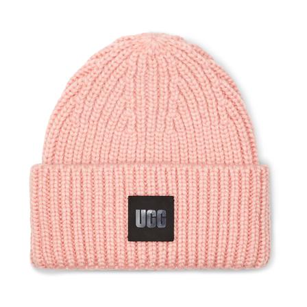 UGG Chunky Rib Beanie , Roze , Heren , Maat: ONE Size Hoeden
