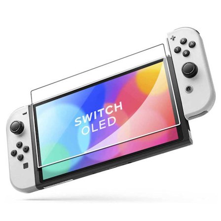 Nintendo Switch OLED Kompatibelt Skärmskydd Displayfilm Transparent