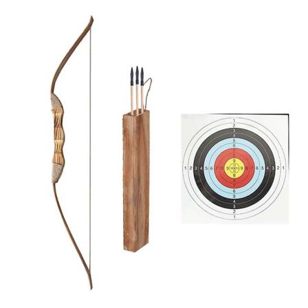 80cm puinen jousi ja nuolisetti lapsille aloittelijoille 3 turvallisella nuolella nuoliviineen nuorten pitkäjousi jousiammuntasetti lasten 