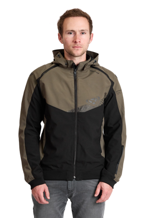 Giacca Moto Ixon Section Khaki/Nero M