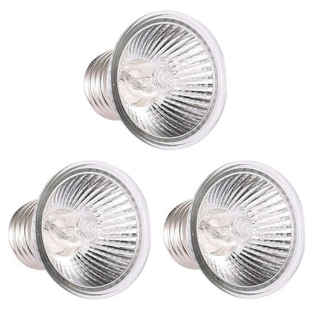 25W Varmelampe UVA UVB Varmelampe Varmepære (Pære*3)