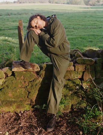 H2O Bornholm Rain Pants - Khaki green - S