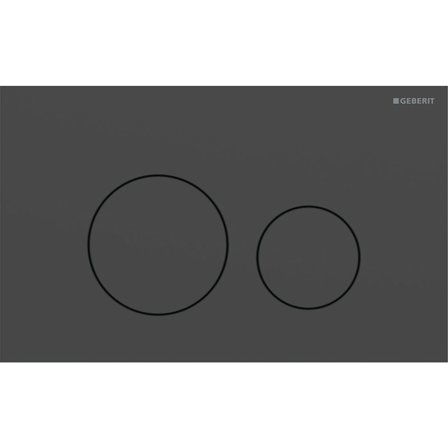 Geberit Sigma 40 115.628.14.1 Spyleplate Matt svart, Baderom