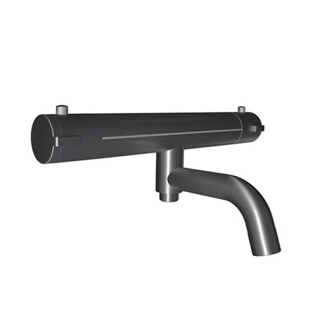 Svedbergs Spika Badkarsblandare blyerts, svart, Badrum