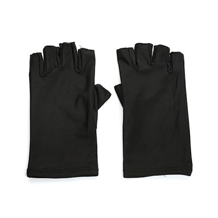 1 Par UV-skyddshandskar Anti-UV-strålningsskyddshandskar Nagelkonst Gel Anti-UV-handskar UV LED-lampa Nageltork Ljusverktyg