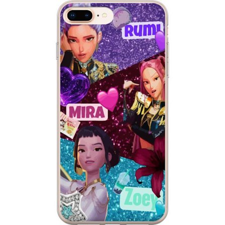 Yhteensopiva Puhelinkuori Apple Apple iPhone 7 Plus Borussia Dortmundin BVB 09-emblema keltainen ja musta graafinen suunnittelu jalkapallofaneille ja