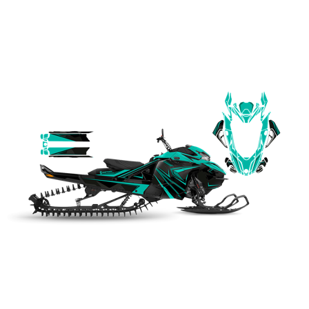 Dekalkit SweTown Eagle Turquoise - Lynx Xtrim RE 3500 850 E-Tec 2018-2018