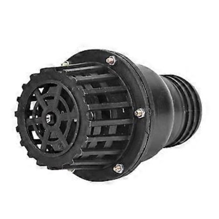 Vattenpump Fotventil Svart PVC Lågtrycks Platt Backventil för Vätskepump (3 tum)
