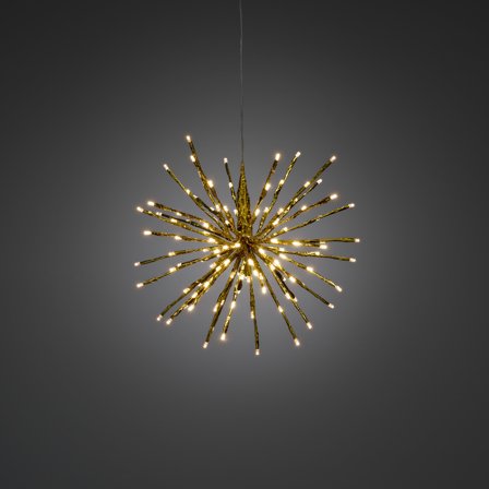 Konstsmide 2896-803 Dekorasjonsball 40 cm Gull, Belysning