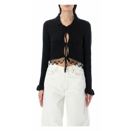 Ganni Cardigans Sort, Dame, Størrelse: L