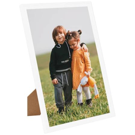 Vidaxl Fotoramar 5 St För Vägg Eller Bord Vit 29,7x42 Cm Mdf Vit