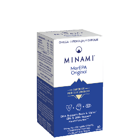 Minami Nutrition MorEPA Fiskeolie, Smart Fats, 60 kapsler