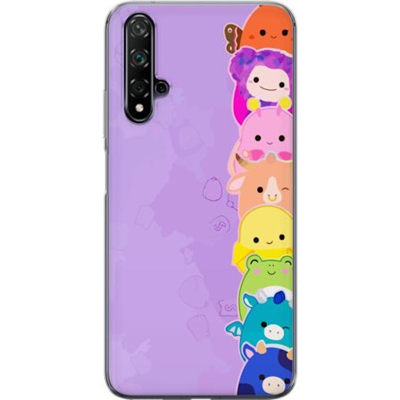 Yhteensopiva Puhelinkuori Huawei nova 5T Tumma siluetti Jeesuksesta, jolla on orjantappurakruunu mustaa taustaa vasten, voimakkaassa kontrastissa ja v