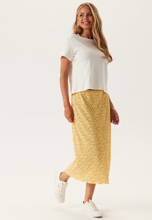 Pieces Pcflora Hw Midi Skirt Klær