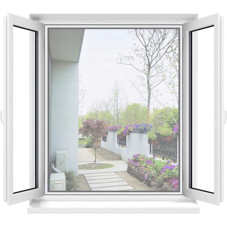 Universelt vindue gennemsigtigt myggenet / Vaskbart net / Justerbart insektnet, vinduesstørrelse til gør-det-selv - mygge- og insektmiddel