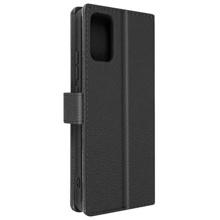 Skal till TCL 403 - AVIZAR - Videostöd - Plånbok - Svart konstläder