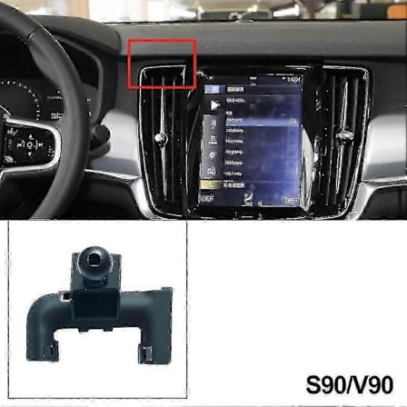 Autopuhelinteline Volvo XC40 XC60 S90 V90 S60 V60 2018-2022 kojelautateline malleille S90 V90