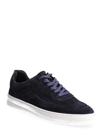 Mondo Perforated Organic Grey Lave Sneakers Svart Filling Pieces
