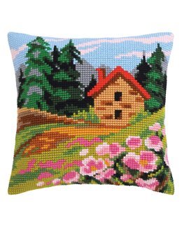 Stickpackung Kissen Waldhütte - RTO