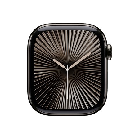 Begagnad Apple Watch Series 10 Titanium Cellular (42mm) Slate Black Sport Band