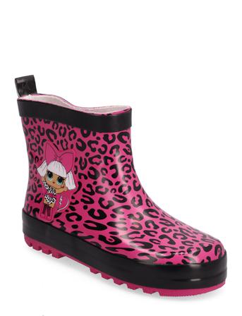 Lol Rainboots Shoes Rubberboots Low Rubberboots Unlined Rubberboots Rosa L.O.L